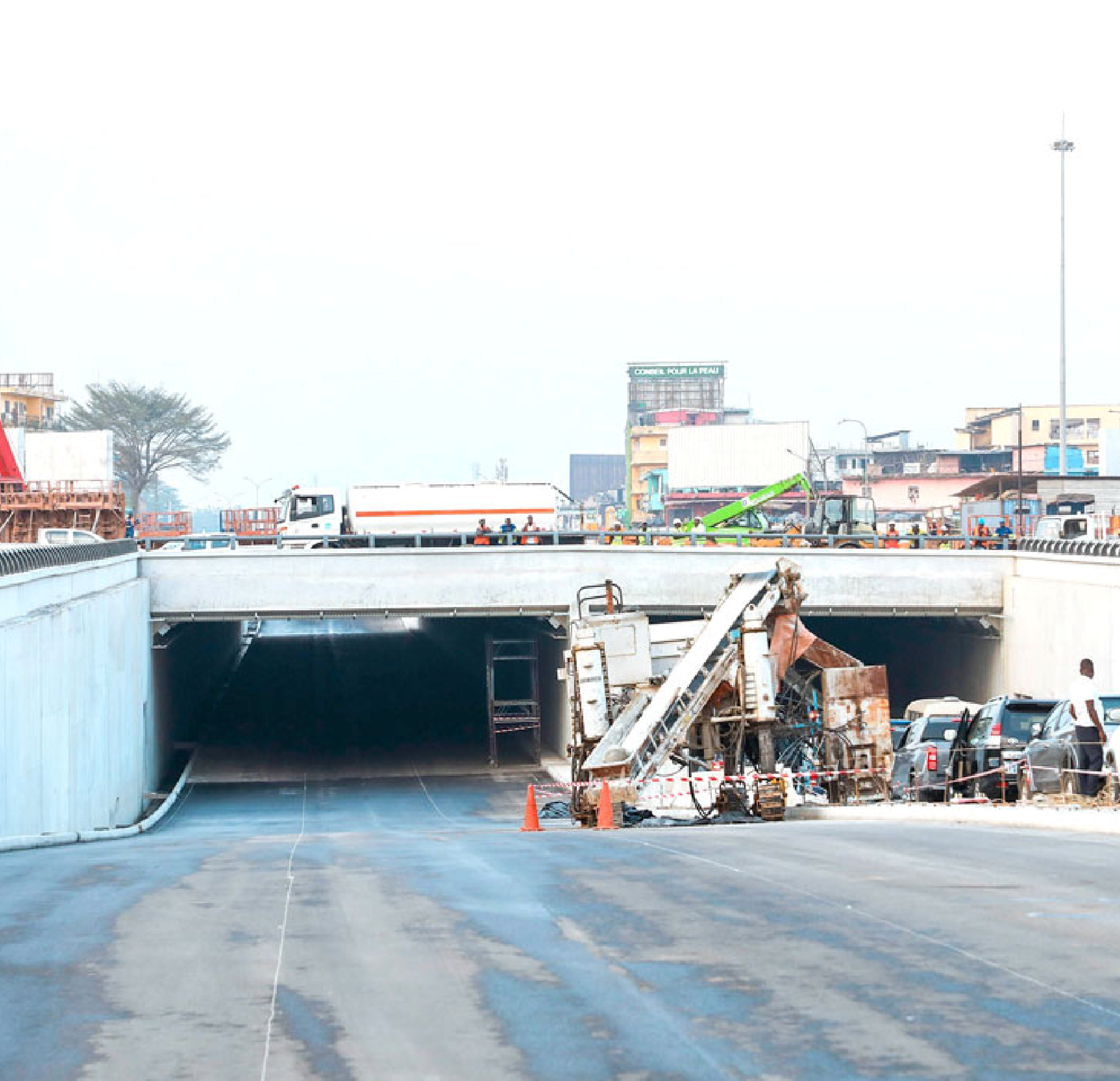 image Tunnel en plein travaux